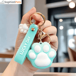 Load image into Gallery viewer, PawBliss Pet Paw Keychain – Cute Animal Keyring &amp; Bag Accessory Gift
