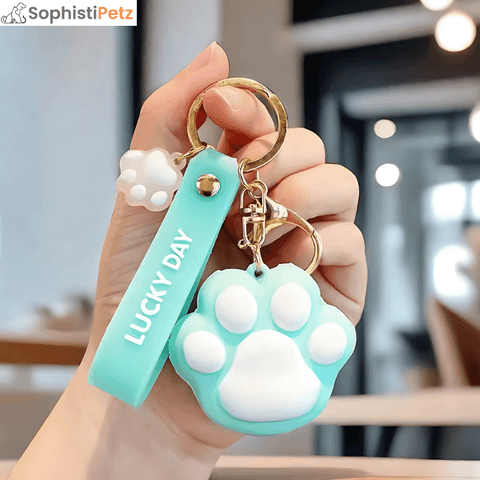 PawBliss Pet Paw Keychain – Cute Animal Keyring & Bag Accessory Gift