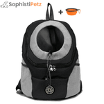 Load image into Gallery viewer, Black dog backpack carrier for cats and dogs
