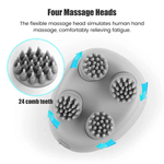 Load image into Gallery viewer, TruRelax 3-in-1 Scalp &amp; Pet Massager – For Humans, Cats &amp; Dogs
