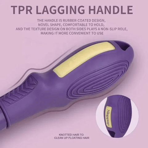 Pet Deshedding Brush – Double-Sided Grooming Tool for Cats & Dogs