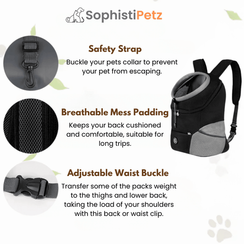 PawVenture Dog Backpack & Pet Carrier – Secure & Comfortable