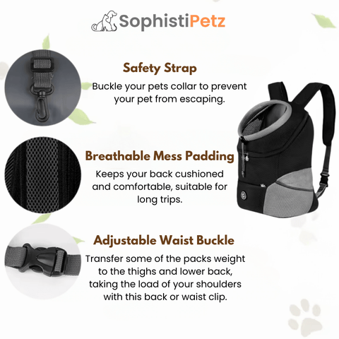PawVenture Dog Backpack & Pet Carrier – Secure & Comfortable