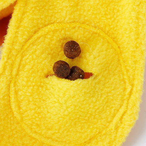 SnackWing Duck Snuffle Toy – Treat Puzzle with Squeaker