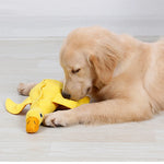 Load image into Gallery viewer, SnackWing Duck Snuffle Toy – Treat Puzzle with Squeaker
