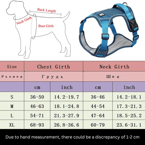 No-Pull Dog Harness with Handle –  Adjustable, Reflective & Secure Fit