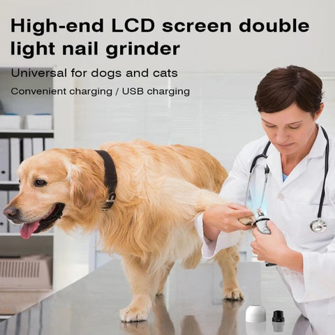 PawShine LED Pet Nail Grinder for Safe Trimming