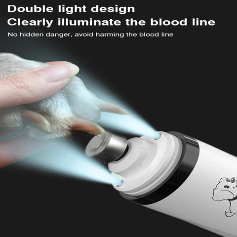 PawShine LED Pet Nail Grinder for Safe Trimming