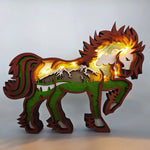 Load image into Gallery viewer, Handcrafted Wooden Animal Nightlight Décor
