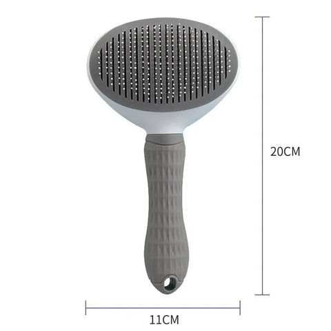 Gentle Pet Hair Removal Brush for Cats & Dogs