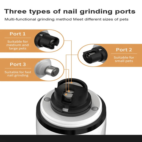 PawShine LED Pet Nail Grinder for Safe Trimming