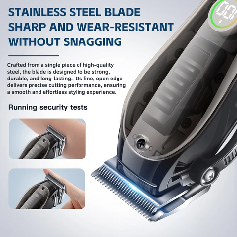 PawGlide Pet Hair Clipper – USB Rechargeable Grooming Kit for Cats & Dogs