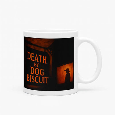 Death by Dog Biscuit Mug — “Evidence #7” Edition