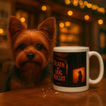 Load image into Gallery viewer, Death by Dog Biscuit Premium Mug — “Evidence #7” Edition
