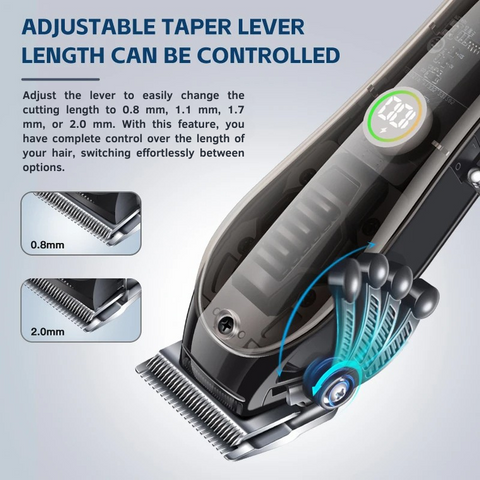 PawGlide Pet Hair Clipper – USB Rechargeable Grooming Kit for Cats & Dogs