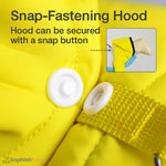 Load image into Gallery viewer, Winter Dog Puffer Jacket — Insulated, Water-Resistant, Snap-Down Hood &amp; D-Ring
